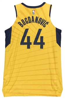 2017-18 Bojan Bogdanovic Game Used Indiana Pacers Jersey Used For 4 Games of Eastern Conference Round 1 Series (NBA/MeiGray)
